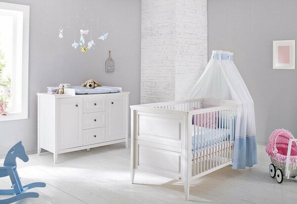 Bild 1 von Pinolino® Babymöbel-Set Smilla, (Spar-Set, 2-St., Bett, Wickelkommode), extrabreit, Made in Europe