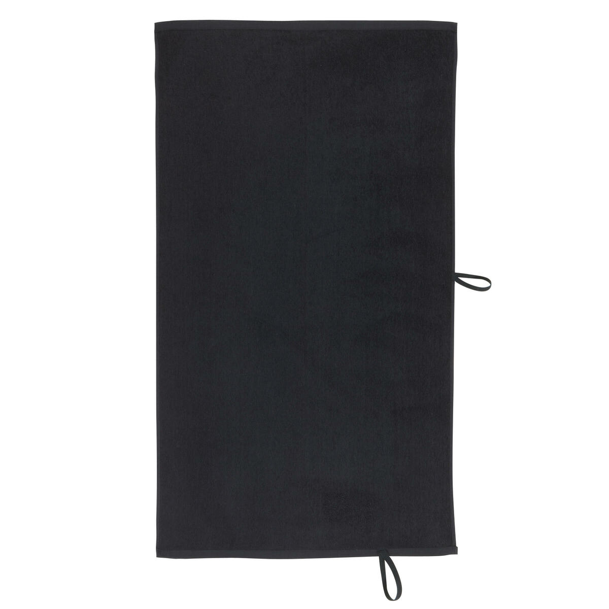 Bild 2 von Baumwoll-Handtuch Fitness Bio-Baumwolle 50 × 90 cm - 500 schwarz