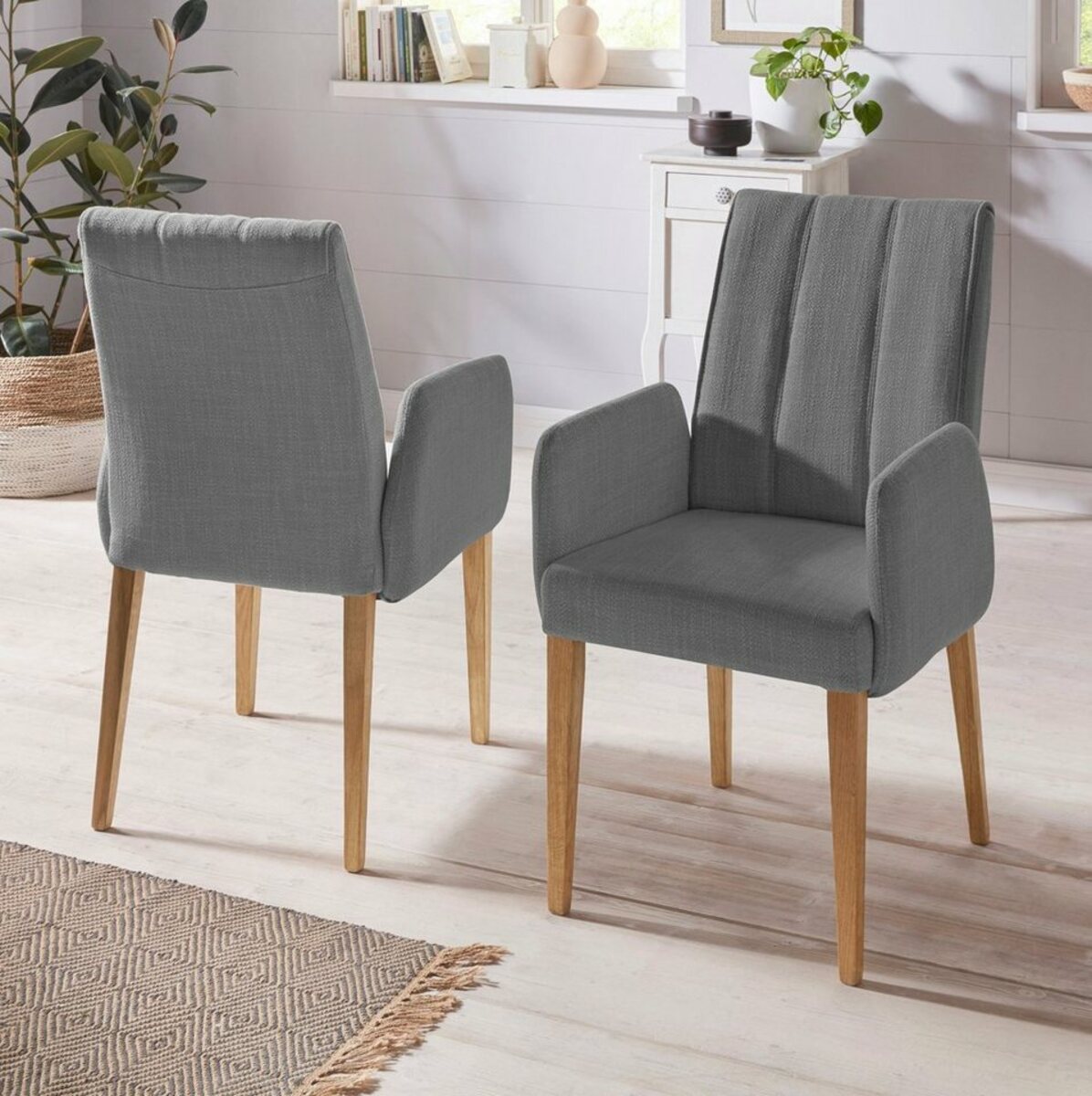 Bild 1 von INOSIGN Armlehnstuhl Claudia, (1 Stück) Rückenlehne mit Steppung