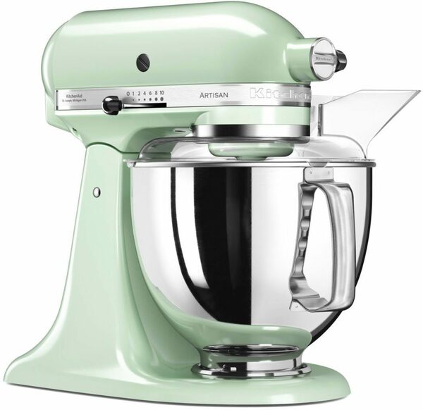 Bild 2 von KitchenAid Küchenmaschine 5KSM175PSEPT PISTAZIE, 300 W, 4,8 l Schüssel, mit Zubehör im Wert von ca. 112,-€ UVP