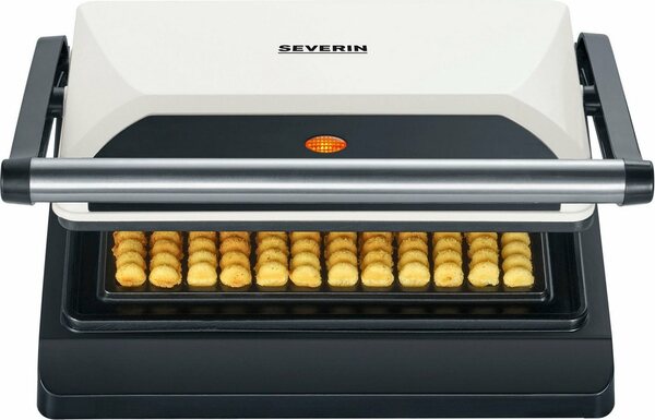 Bild 1 von Severin Waffeleisen WA 2114, 800 W, Waffelpommes-Maker, Antihaftbeschichtung, 12 Waffeln in Pommesform