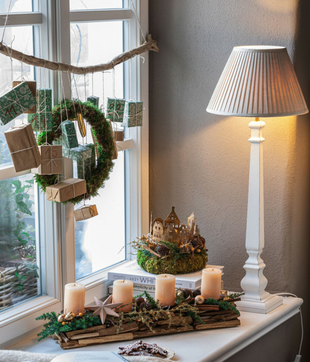 Bild 2 von Adventsgesteck Lichterglanz, ca. B55/H20/T18 cm