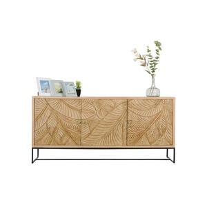 Livetastic SIDEBOARD Natur, Schwarz