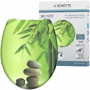 Schütte WC-Sitz Stone, Duroplast, mit Absenkautomatik und Schnellverschluss