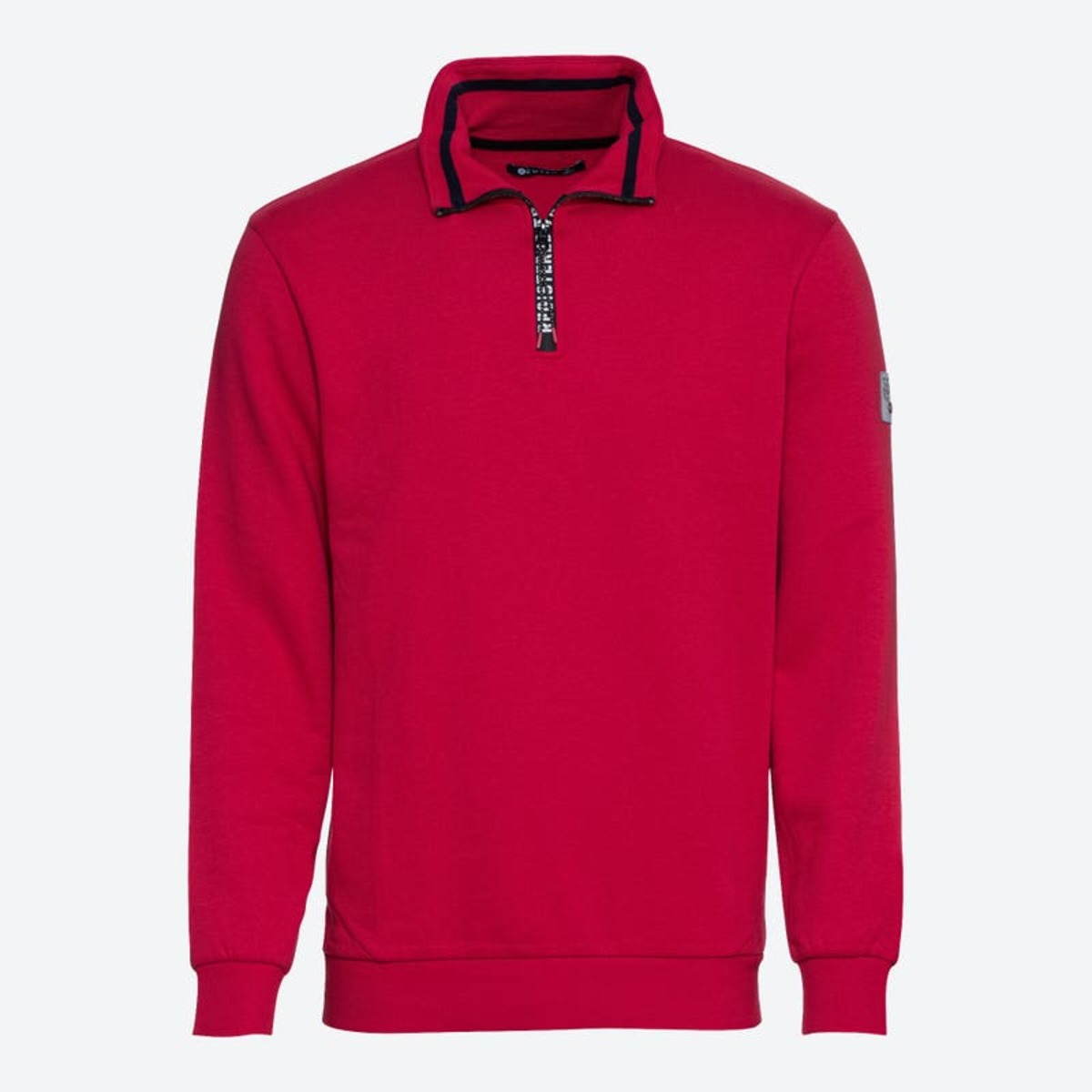 Bild 1 von Herren-Troyer mit bedrucktem Reißverschluss