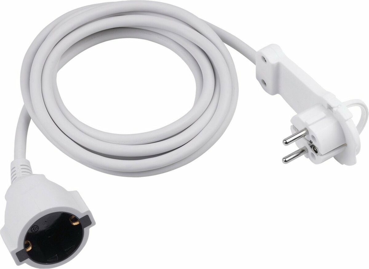 Bild 1 von meister Verlängerungskabel, Typ F (Schuko), Typ F (Schuko) (300 cm), mit extraflachem Winkelstecker