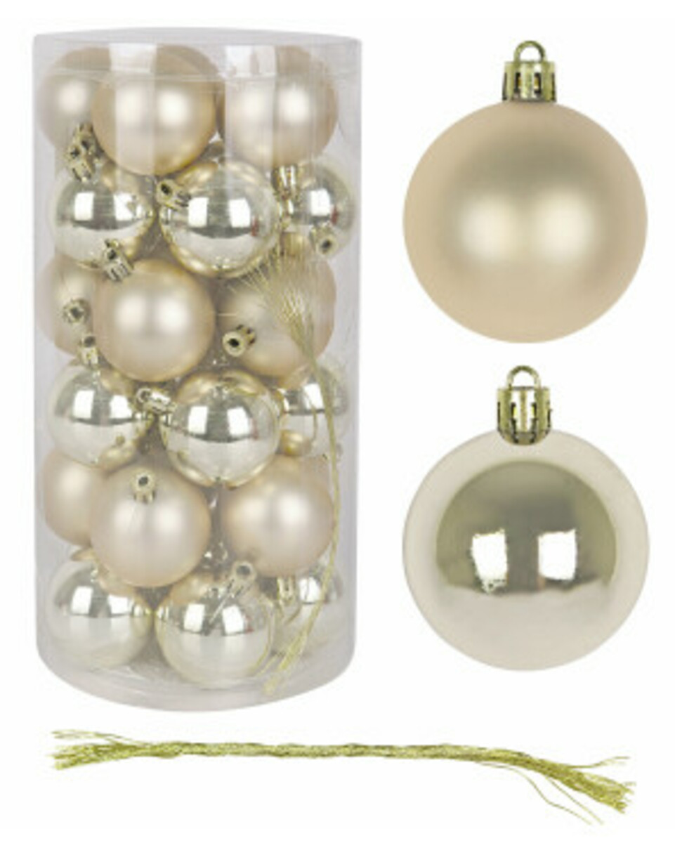 Bild 1 von Christbaumkugeln
       
    30 Stück  
   
      gold