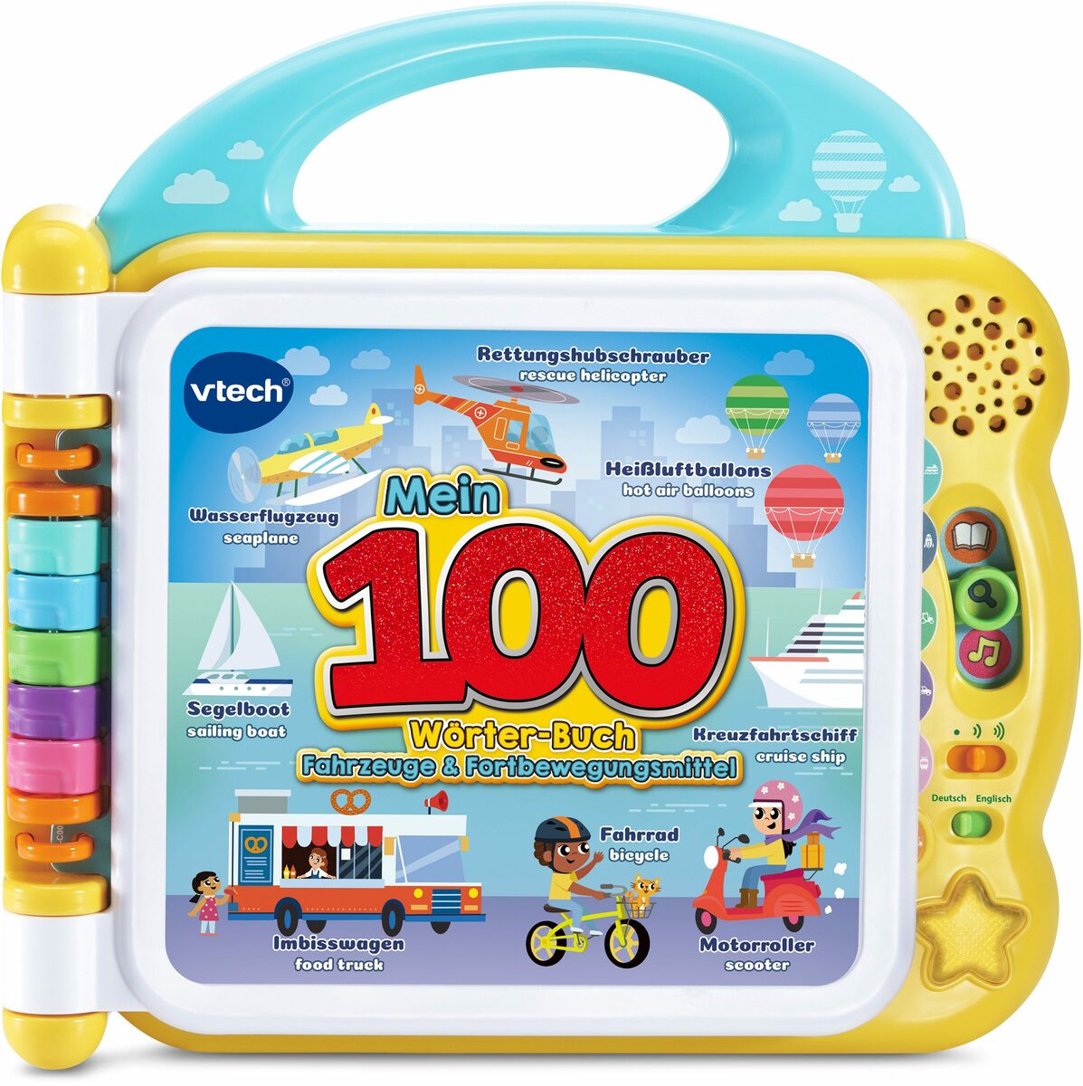 Bild 1 von Vtech® Bilderbuch VtechBaby, Mein 100-Wörter-Buch: Fahrzeuge & Fortbewegungsmittel, mit Sound