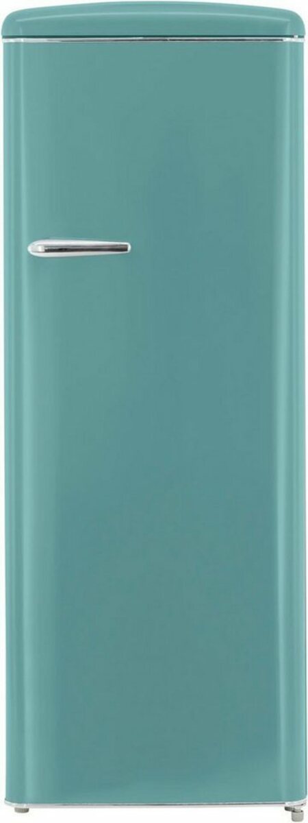 Bild 1 von exquisit Kühlschrank RKS325-V-H-160F taubenblau, 144 cm hoch, 55 cm breit