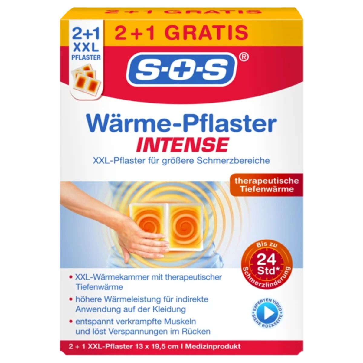 Bild 1 von SOS Wärmepflaster Intense XXL