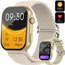 Bild 1 von EUARY Smartwatch für Damen Herren Fitnessuhr Sport Watch Fitnessarmband Fitnessuhr (2.01 " Zoll) Smartwatch zum Telefonieren Wasserdicht Touchscreen, Blutdruckmessung 100+ Sportmodi Kompatibel