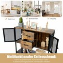 Bild 4 von COSTWAY Konsolentisch Sideboard, mit 2 Schubladen und 2 Fächern, 100cm