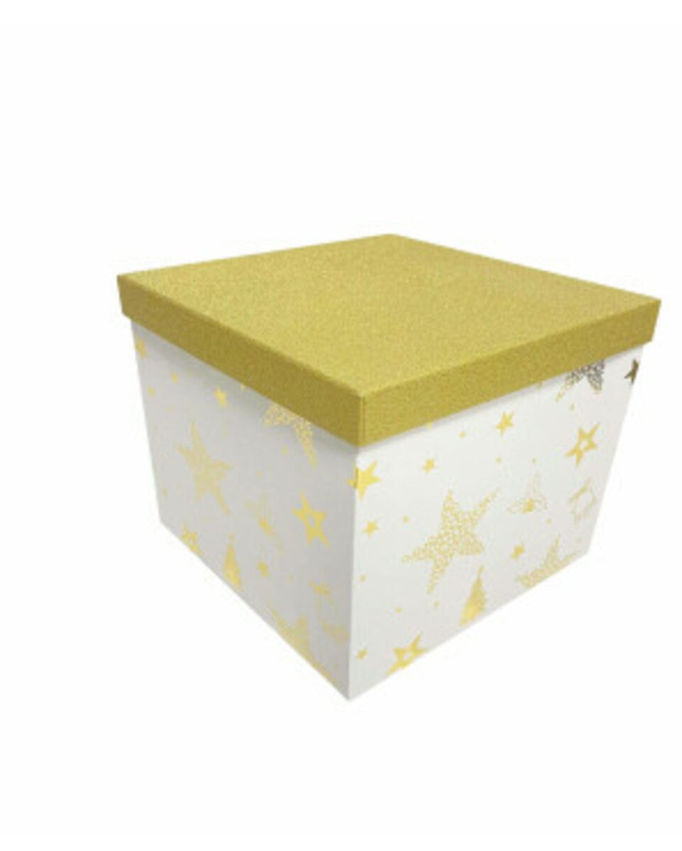 Bild 1 von Geschenkbox
       
       verschiedene Designs, ca. 25 x 25 x 23 cm
   
      gold