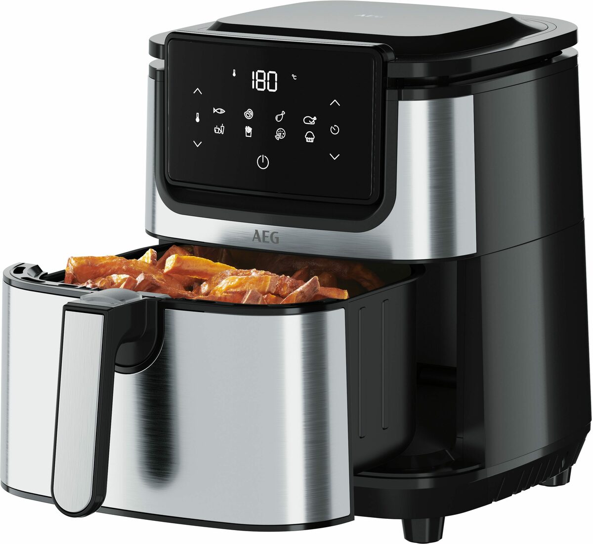 Bild 1 von AEG Heißluftfritteuse Gourmet 6 AF6-1-4ST, 1500 W
