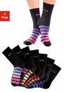 Bild 1 von H.I.S Freizeitsocken (Set, 7-Paar) mit buntem Ringelmuster