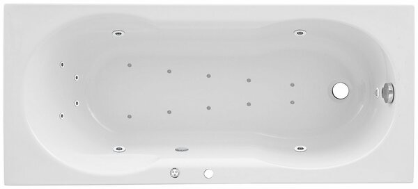 Bild 1 von OTTOFOND Whirlpool-Badewanne Julia, (Komplett-Set, 1-tlg), Typ 3, chrom