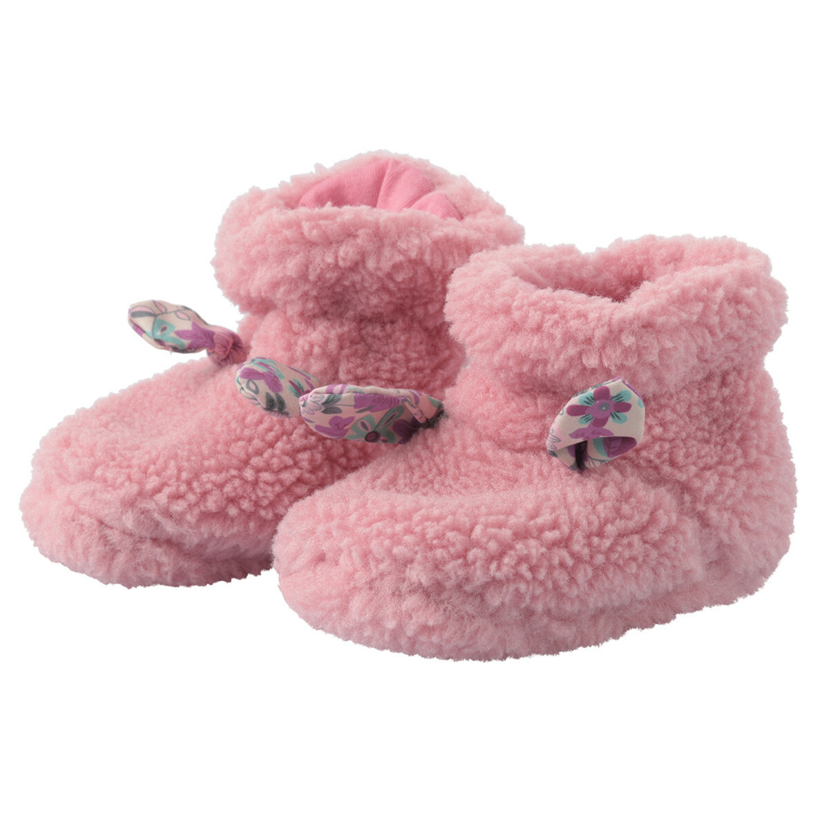 Bild 1 von Newborn Plüsch-Schühchen mit Applikation