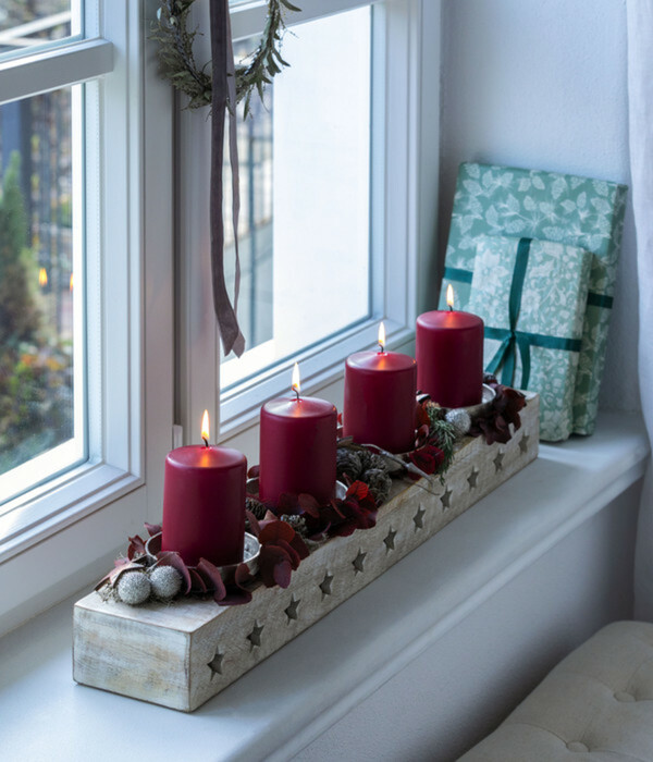 Bild 2 von Adventsgesteck Weihnachtsglück, ca. B70/H25/T12 cm