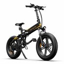 Bild 2 von ADO E-Bike A20F+ Mountainbike E-Fahrrad Pedelec Klappbar 20×4.0Zoll fette Reifen, 7 Gang Shimano, Kettenschaltung, Heckmotor, ebike Damen/Herren,StVZO