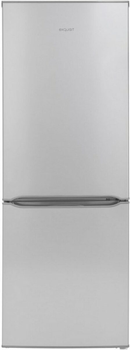 Bild 1 von exquisit Kühl-/Gefrierkombination KGC231-60-010E silber, 143,5 cm hoch, 49 cm breit