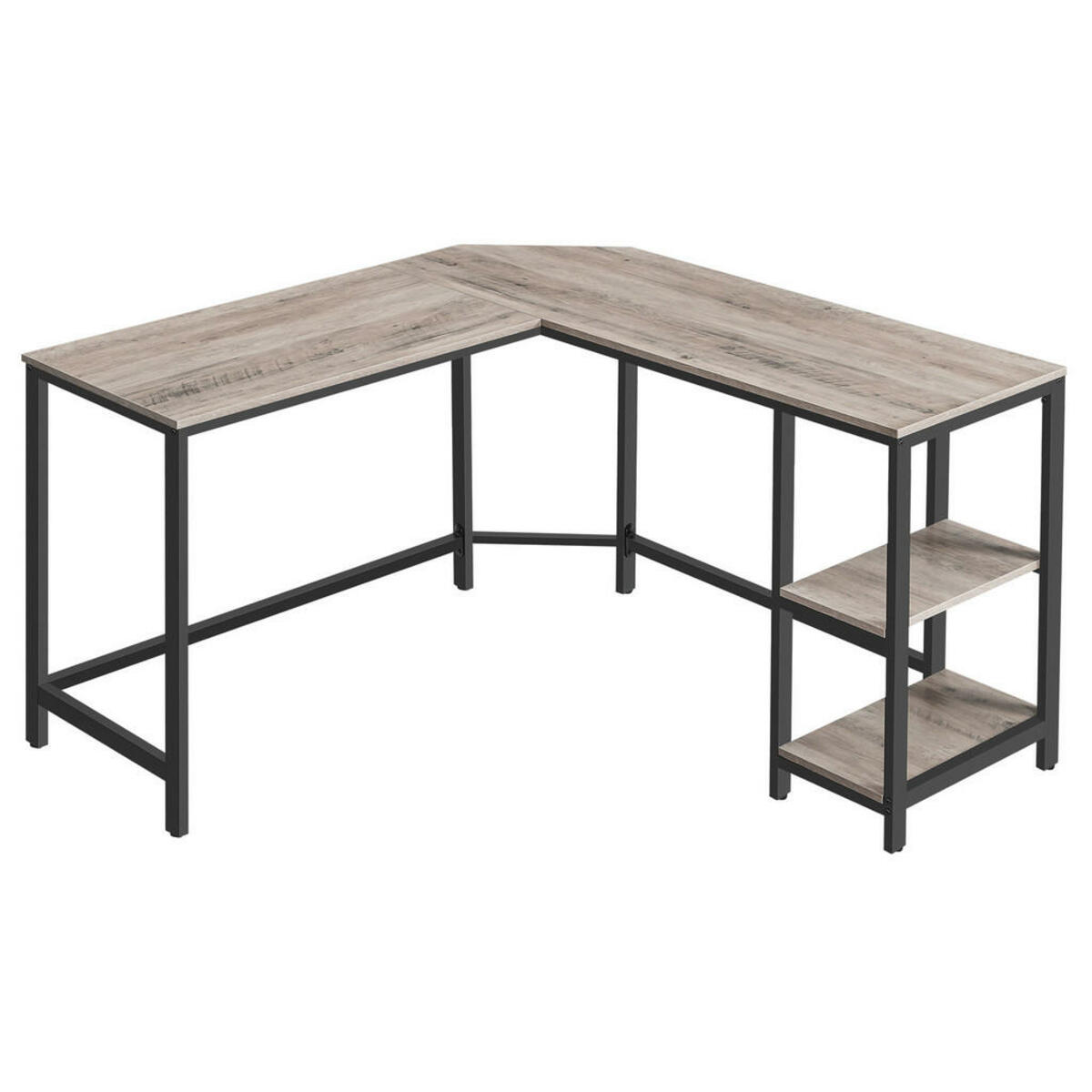 Bild 1 von Boxxx ECKSCHREIBTISCH Schwarz, Eiche grau
