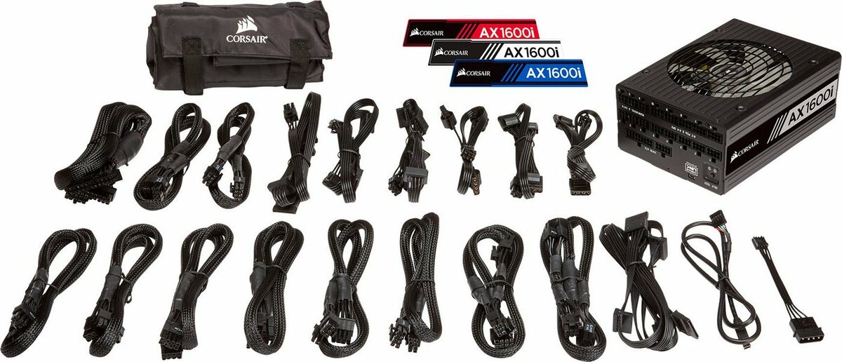 Bild 1 von Corsair AX Series AX1600i PC-Netzteil