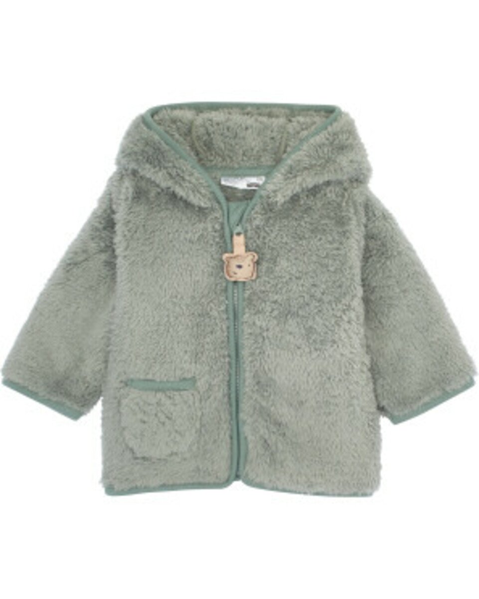 Bild 1 von Minibaby Fleecejacke
       
      Ergee Kapuze mit Ohren
   
      olivgrün