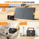 Bild 3 von GRECELL Stromerzeuger 519Wh Tragbare Powerstation mit 100W Solarpanel, 0,50 in kW, (1-tlg), 500W Solar Generator für Outdoor Camping