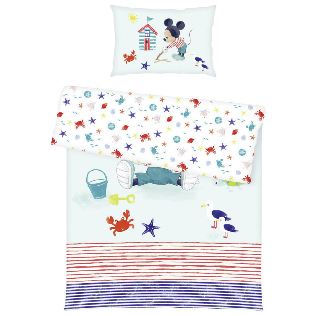 Bild 1 von Herding BABYBETTWÄSCHE Rot, Schwarz, Weiß