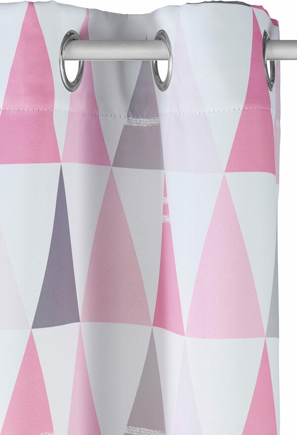 Bild 3 von Verdunkelungsvorhang Dreieck, Lüttenhütt, Ösen (1 St), verdunkelnd