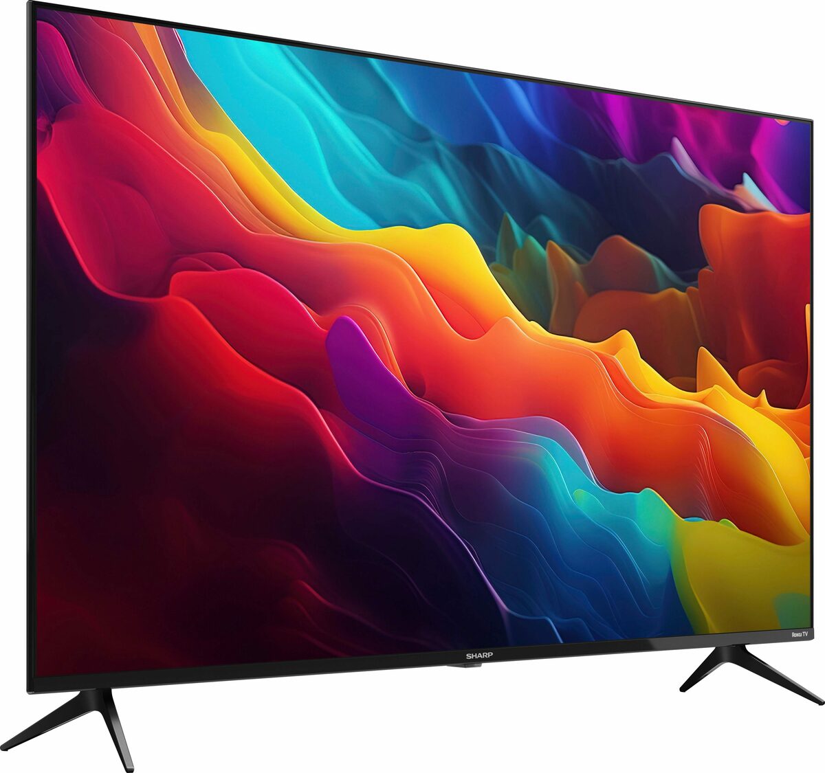 Bild 4 von Sharp 55FJ2E LED-Fernseher (139 cm/55 Zoll, 4K Ultra HD, Smart-TV, Roku TV nur in Deutschland verfügbar, Rahmenlos, HDR10, Dolby Digital)