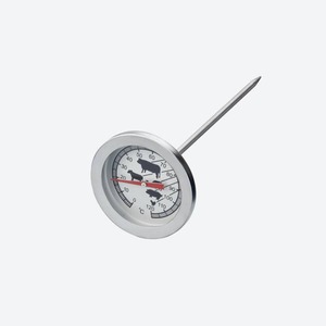 Fleischthermometer aus Edelstahl, ca. 5x5x14cm