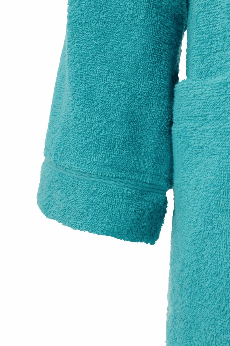 Bild 2 von my home Unisex-Bademantel Sanremo, Langform, Baumwolle, Kapuze, Gürtel, mit Taschen, Damen & Herren Bademäntel, S-3XL