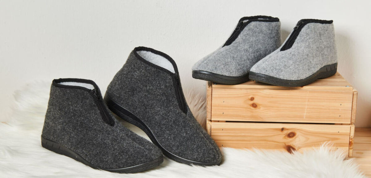 Bild 1 von Damen und Herren Hausschuhe