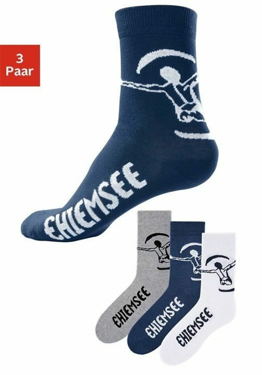 Bild 1 von Chiemsee Freizeitsocken (3-Paar) in pflegeleichter Markenqualität