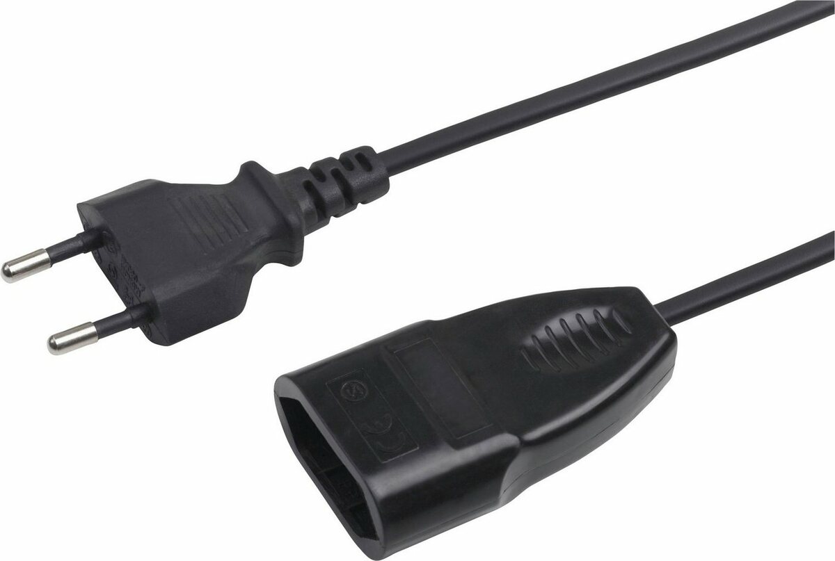 Bild 1 von meister Verlängerungskabel, Typ C (Eurostecker), Typ C (Eurostecker) (500 cm), schutzisoliert