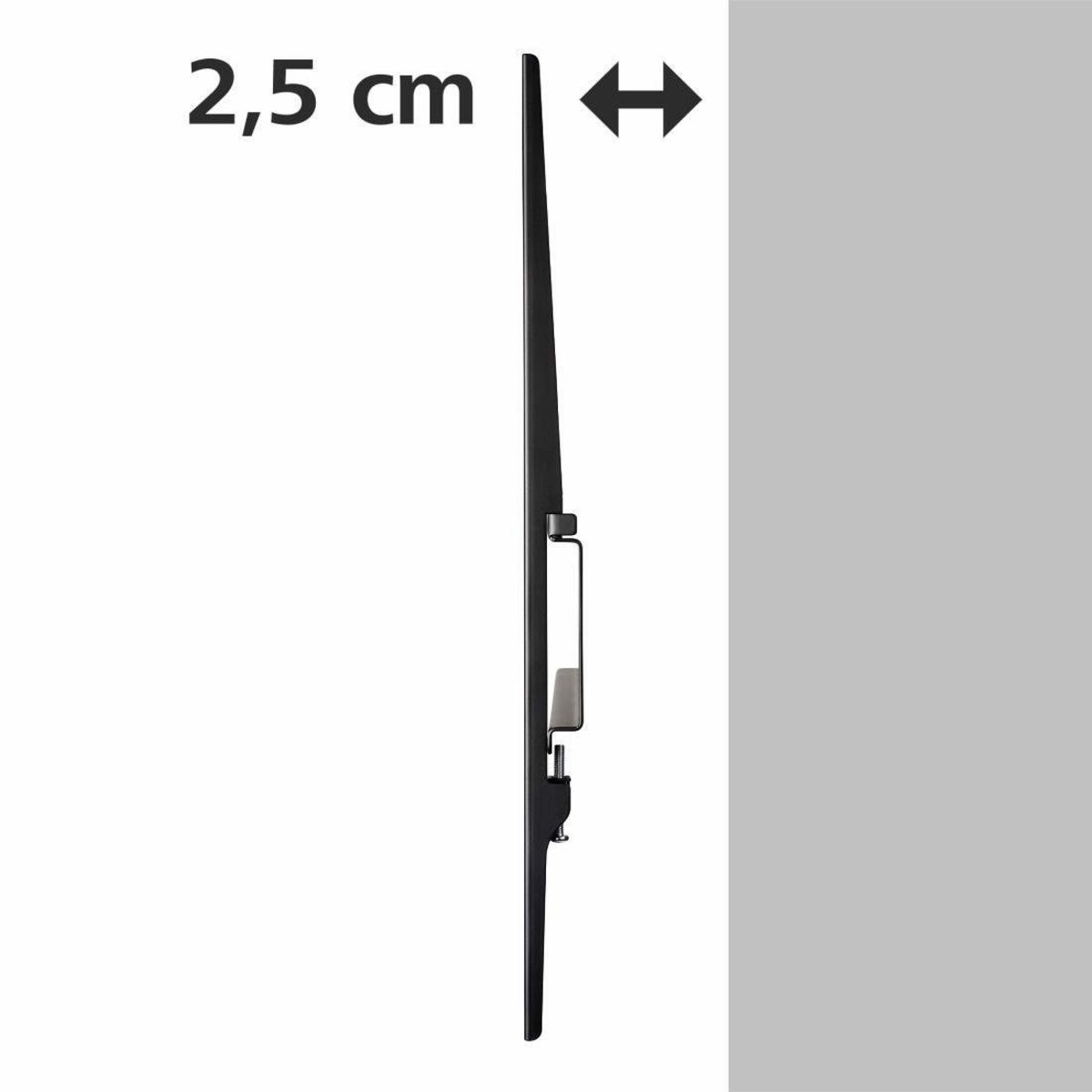Bild 4 von Hama TV-Wandhalterung FIX, 3 Sterne, 191 cm (75), Schwarz TV-Wandhalterung, (bis 75 Zoll)