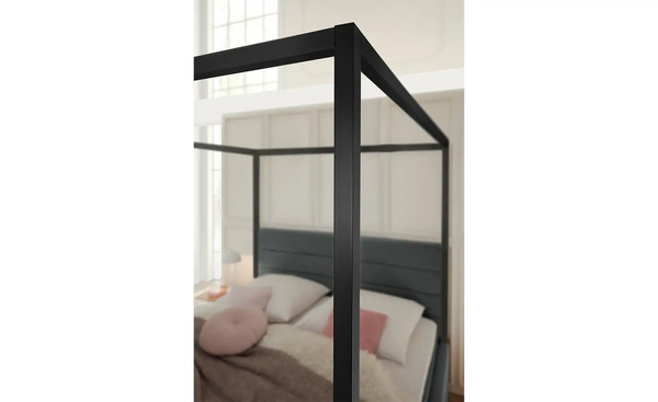 Bild 2 von Himmelbett My Heaven 180 cm H2 Fußfarbe Eiche Anthrazit