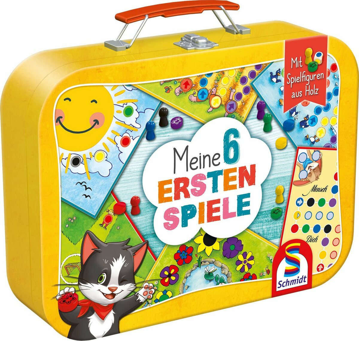 Bild 1 von Schmidt Spiele Spielesammlung, Meine 6 ersten Spiele, im Metallkoffer
