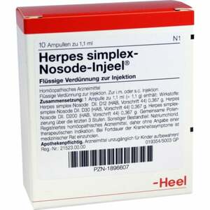 Herpes Simplex Nosode Injeel Ampullen 10  St