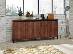 INOSIGN Sideboard Genio Industrial, Mit wendbare Blende in weiß/ anthrazit, Breite 184 cm