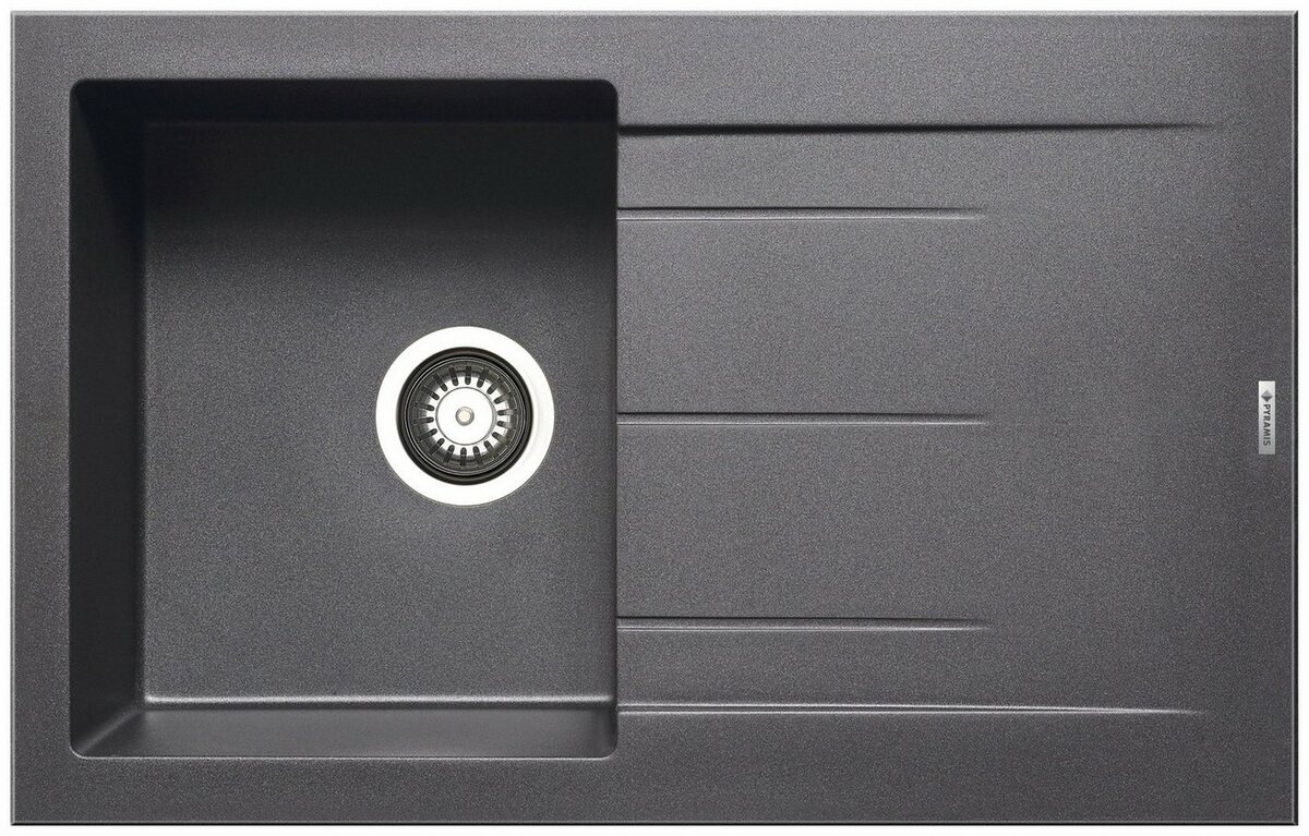 Bild 1 von Pyramis Granitspüle Alazia, rechteckig, 79/50 cm