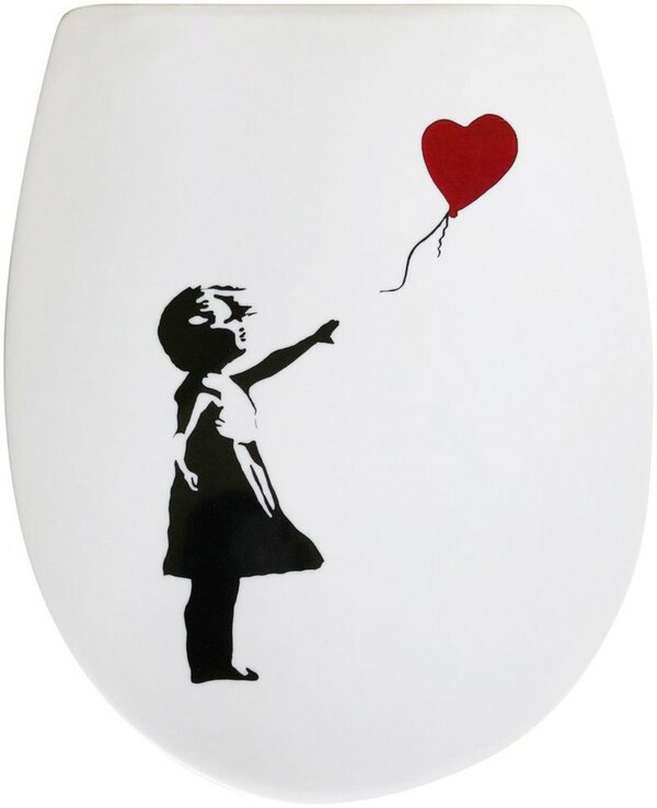 Bild 1 von ADOB WC-Sitz Roter Ballon, Absenkautomatik, abnehmbar