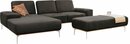 Bild 1 von W.SCHILLIG Ecksofa run, mit elegantem Holzsockel, Füße in Chrom glänzend, Breite 279 cm