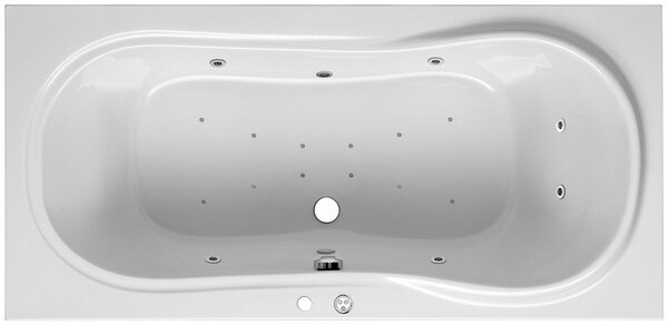 Bild 1 von OTTOFOND Whirlpool-Badewanne Palma, (Komplett-Set, 1-tlg), Typ Premium, chrom