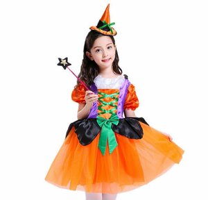 Jormftte Hexen-Kostüm »Halloween Hexenkostüm Set Mädchen Fancy Party Dress Set«