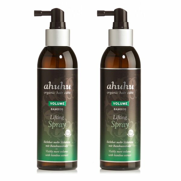 Bild 1 von ahuhu organic hair care Volume Bamboo Lifting Spray Duo 2x 200ml