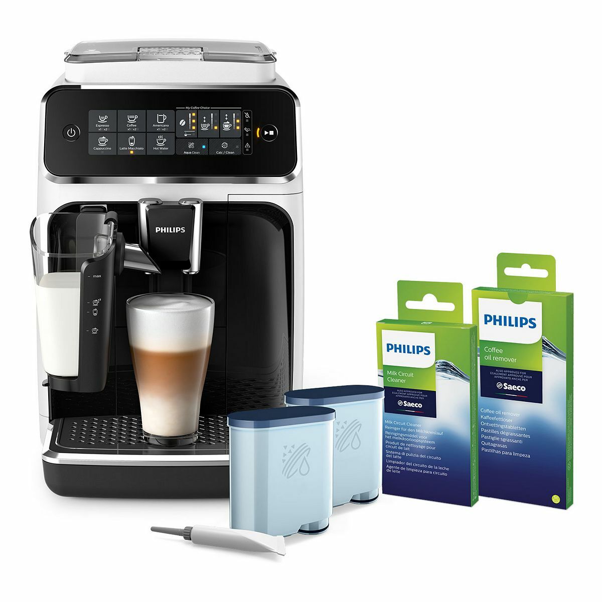Bild 1 von PHILIPS Kaffeevollautomat Series 3200 Latte Go System inkl. Wartungskit