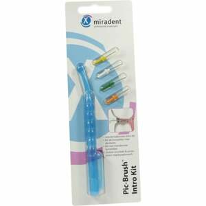 Miradent Interdentalbürsten Pic-Brush Intro Kit transparent blau 1  St
