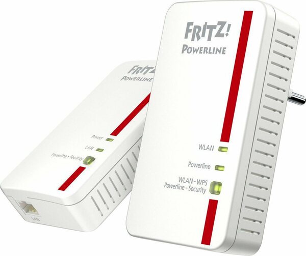 Bild 1 von AVM FRITZ!Powerline 1240E WLAN Set Netzwerk-Adapter F-Stecker